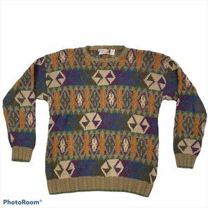 Vintage Men’s Northern Isle Hand Knit‎ Sweater XL